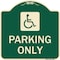 Signmission ADA Compliant Parking AccessibleHeavy-Gauge Aluminum Architectural Sign, 18" x 18", G-1818-24662 A-DES-G-1818-24662 - alternate 1